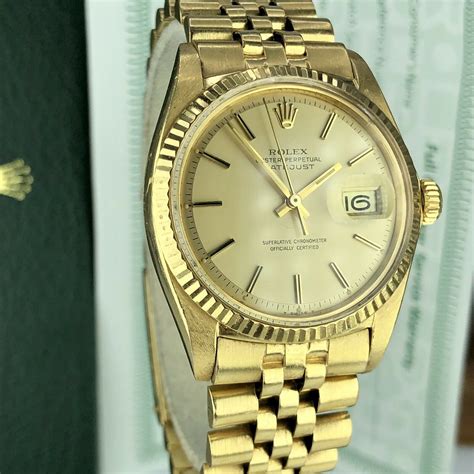 rolex gold and silver men's vintage|Rolex 18k gold watch price.